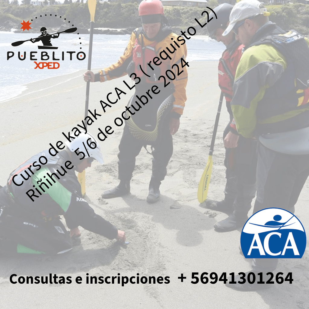 Curso de kayak ACA L3  5/6 de octubre de 2024