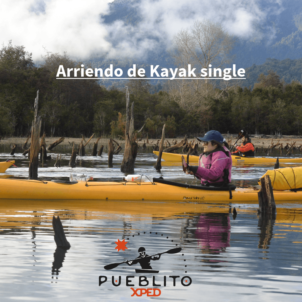 Servicio Arriendo Kayak Single / Pueblitoexpediciones -