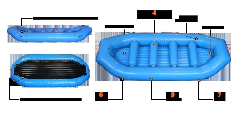 Balsa Outfitter 16.0 Self-Bailing Raft