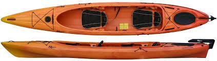 Kayak Doble Bayside 15 Tandem - Color: Amarillo/Rojo