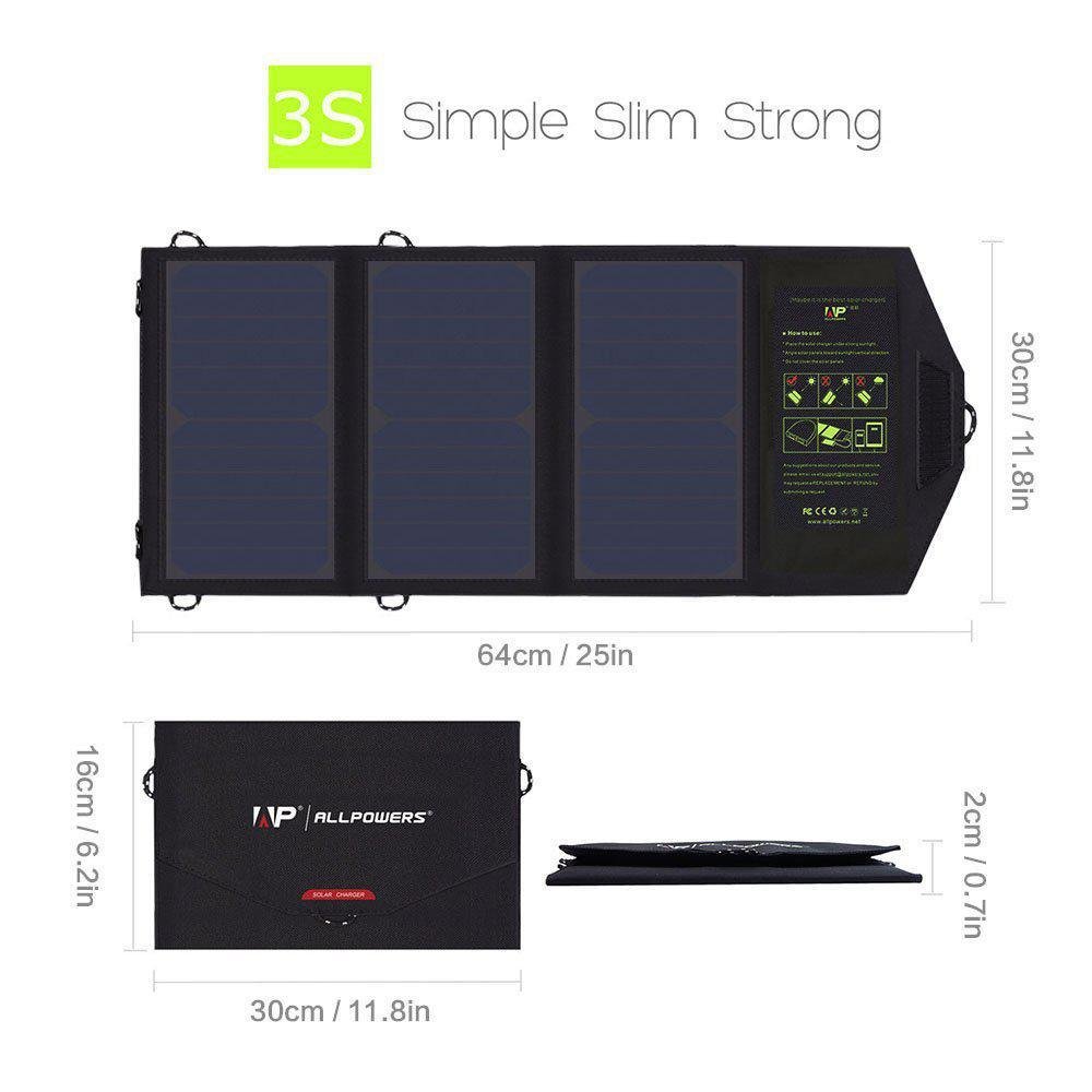 Panel Solar Plegable SP 5V  21W