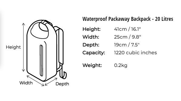 Mochila Seca Packaway 20L -